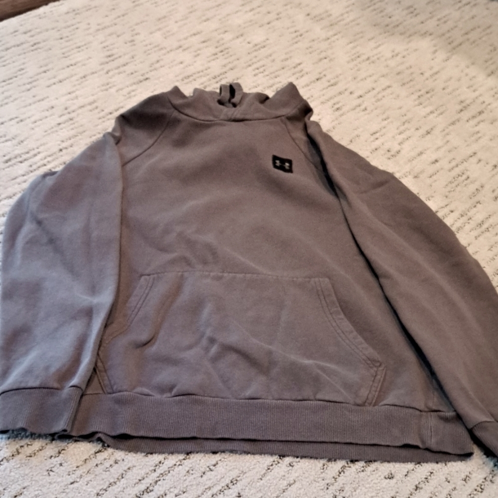 Gray Under Armour hoodie